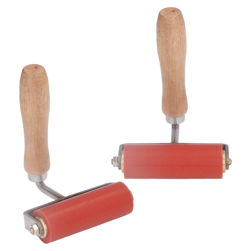 90mm 75° Bend Silicone Roller Handheld Pressure Roller Heat Resistant