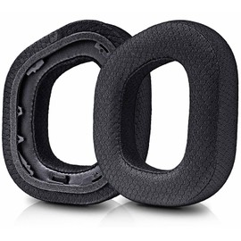 Sixsop HS80 Earpads - Earpads Compatible with HS80 RGB Wireless Headset Replacement Ear Pads/Ear Cushion/Ear Cups (Black Mesh)