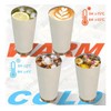 2Pcs Termo 530ml40oz para uso dual fríocaliente Termo de Café