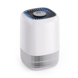 Air Purifiers for Home with H13 True HEPA Filter Up to 1076 Ft² for Pet Hair, Odors, Pollen, Smoke, Compact Air Cleaner with 3 Speeds, Timer, Aroma Quiet 360°Intake Filter, White