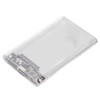 Transparent Hard Drive Enclosure External SSD Hard Disk Case for