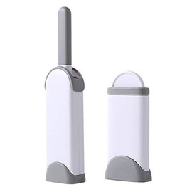 Pet Brush for Dog Hair and Cat Hair, Reusable, Clothes Brush, Dust Brush, Bed, Removable Sticky Test, Double-Sided Electrostatic Brush, Coat, Pet Brush (Grey)