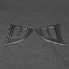 2Pcs/Set Carbon Fiber Steering Wheel Frame Cover Trim Left Hand