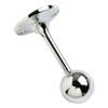 Merriway BH01996 (2 Pcs) CP Towel Rail End Support Bracket,