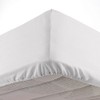 douceur d'intérieur, Oscar White Microfibre Fitted Sheet 160 x 200