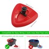 Mop Base Replacement Rotating Triangle Mop Base Head Cover Plastic