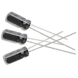 Kaiserberg 1µF 50V Aluminium Radial Electrolytic Capacitors 1uF ELKO (Pack of 5) - Precise Capacity for DIY & Professional Applications