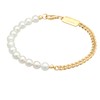 Kuzzoi Buddha Men's Bracelet Made of a Curb Chain in