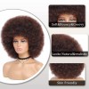 BaoZha Tou 70s tight kinky curly auburn brown afro costume