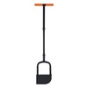 BARAYSTUS Height Adjustable Garden Edger Tool, Hand Steel Edger, Half