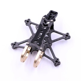 Usmile 2 inch Fi-100 EVO Micro Carbon Fiber Toothpick Frame Kit for RC HD FPV Racing Quadcopter Quad Drone Support DJI O3 Air Unit Caddx Nebula Digital Transmission System