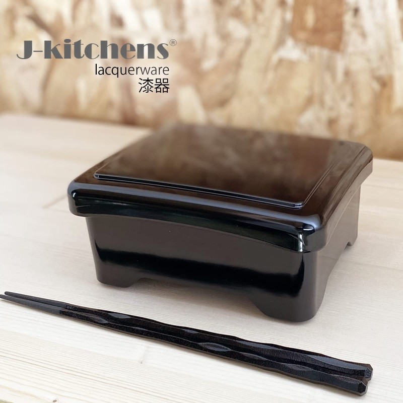 J-kitchens J-kitchens Unaju Heavy Box, Kogetsudon, Heavy Black Matte, Vermilion,