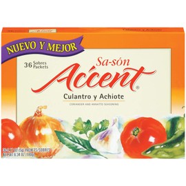 Sa-son Accent Seasoning with Culantro y Achiote, 36 Packets , 0.17 Oz (Pack of 15)