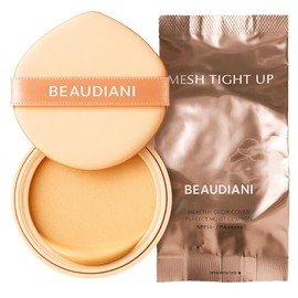 BEAUDIANI- Mesh Tight Up Cushion (02-Refil), base de maquillaje coreana, base resistente al sudor, maquillaje facial, ligero                          