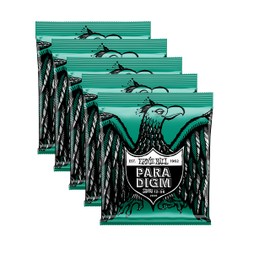 5 PACK Ernie Ball 2026 Paradigm Not Even Slinky Electric Guitar Strings, 12-56