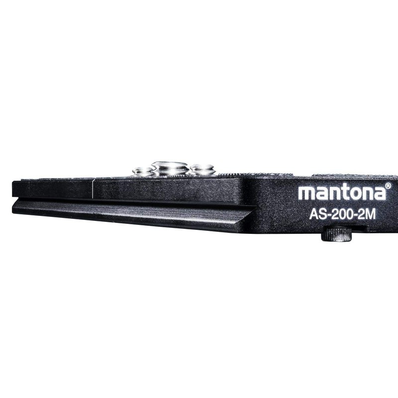 Mantona Schnellwechselplatte Arca Swiss, 200 mm schwarz