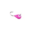 Lunkerhunt Tungsten Micro Tear Drop - Fluorescent Pink Glow