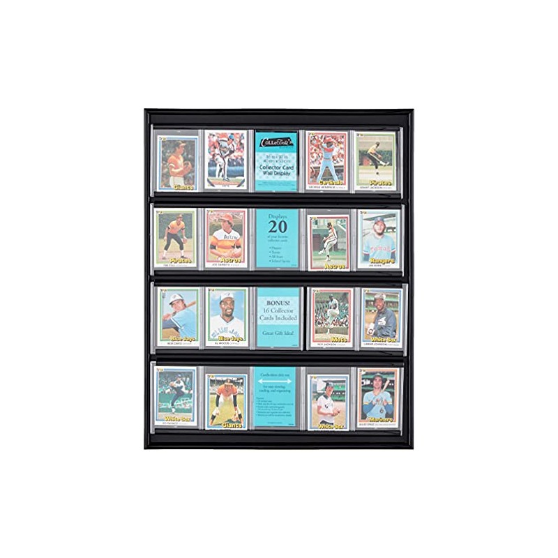 MCS 16x20 Inch Collector Card Wall Display, Holds 20 Sports