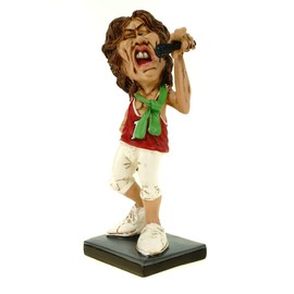 Joh. Vogler GmbH Funny Live Rockstar Mick by Warren Stratford Funny Figure Sculpture Caricature