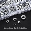 200 Pcs Hex Nuts M3 M4 M5 M6 M8 Nuts,