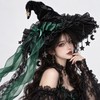 Lace Velvet Witch Hat for Halloween Costumes – Gothic Moon