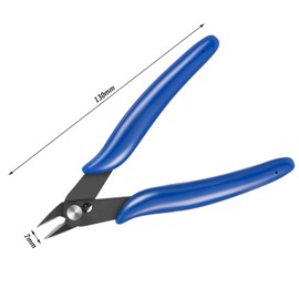 FANTESI 3 Pieces Small Side Cutters, Electronic Wire Cutters, Angled Precision Pliers, Mini Side Cutters for Model Making, Fine Wires, Electronics, Jewellery