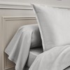 Percale Cotton Fitted Sheet 160 x 200 cm Pebble Essix