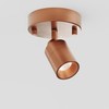 Shura Brushed Copper Spot Light with Adjustable Head, Integrated LED