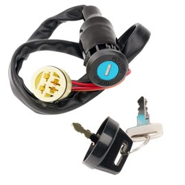 XuLong Ignition Key Switch for Honda Rancher 350 400 420/Foreman 450 500 /Rubicon 500/Rincon 650 680 TRX350TE TEX400FGA TRX450TE TRX450ES 4X4 TRX500FM TRX650FA TRX680FA 35100-HN0-670 35100-HP0-A71