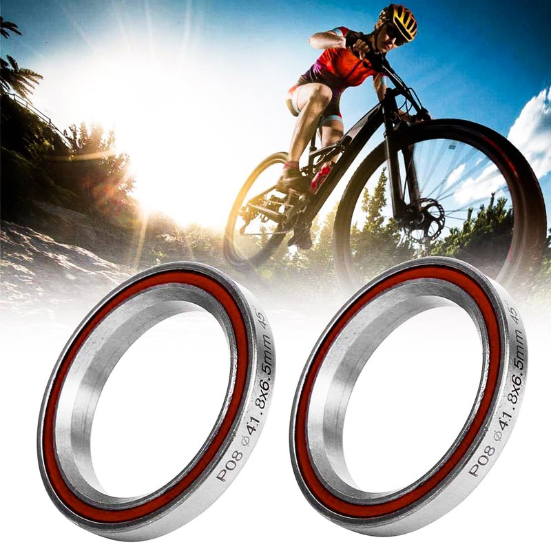 Laroal 2pcs 41.8mm Heavy Duty Bicycle Headset Bicycle Headset Bearings
