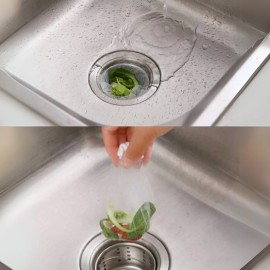 100pcs Disposable Mesh Kitchen Sink Strainer Sink Filter Net For Sink Drain