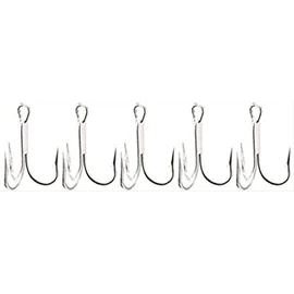 Eagle Claw Lazer 4X Treble Reg Shank Straight Point Hook