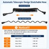 Retractable Shower Hose for Bathroom Use – Flexible Spiral Design