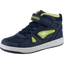 KangaROOS Unisex Kalley Ii Ev trainers, Dk Navy Lime