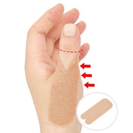 남녀공용 손가락밴드 염좌방지밴드 방수밴드 10매입 손가락염좌 밴딩테이프 핑거테이핑 Unisex Finger Support Band Anti-Sprain Waterproof Band 10 Pieces Finger Sprain Banding Tape Finger Taping