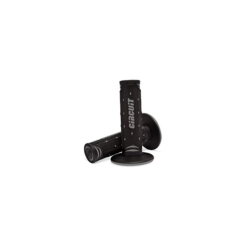 CIRCUIT Equipment Jupiter MA0042-213 Motorcycle Grips Black/Grey