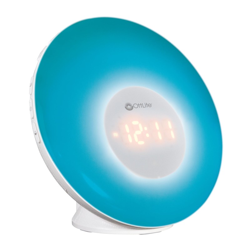 OttLite Wake Up Light with White Noise, Color Changing, Sunrise