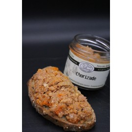 Farmhouse Chorizade – Spicy French Chorizo Spread, Artisanal Farmhouse Recipe, Rich & Savory, Glass Jar – La Ferme de Taillard