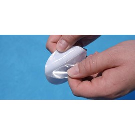 Scuba Patch Heavy Duty Underwater Pool Liner Patches; 2 Pack 4"x10" | Heavy Duty | Instant | Waterproof | Glue-Less | Peel and Stick | Swimming Pool Liner Repair Patches Pool Liner