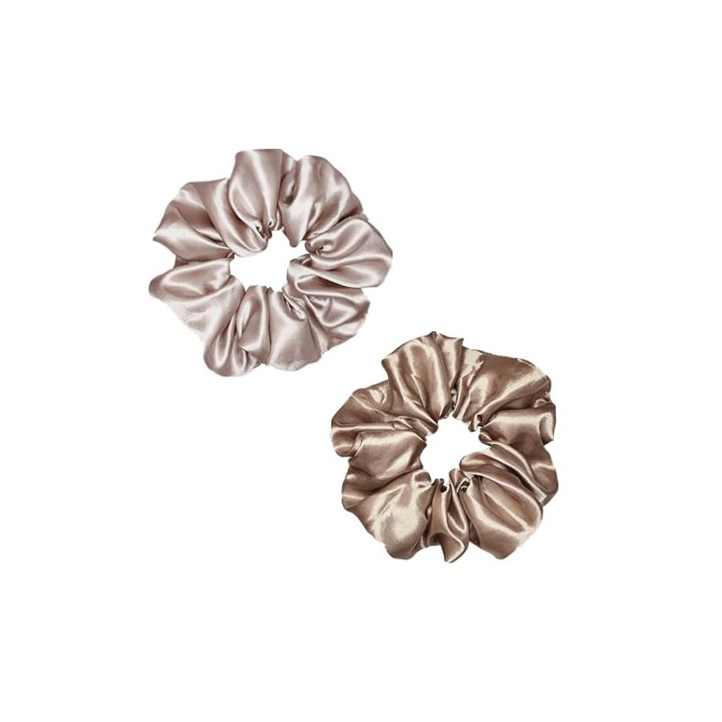 Triko 12 Coleteros de Seda Satinada de 4.5 Pulgadas, Scrunchies