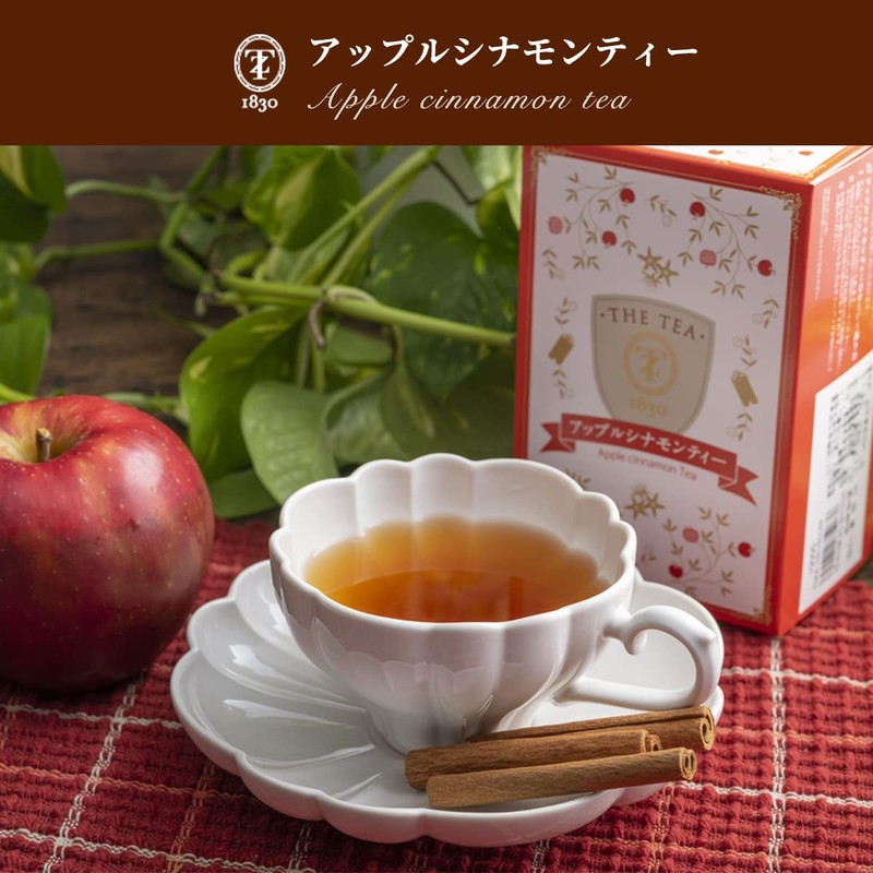 TYAZEN 020126 Apple Cinnamon Tea, Domestic Processing, 2 Boxes, 12