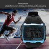 Digital Sports Watch Large Dial Night Light Waterproof Dual Time