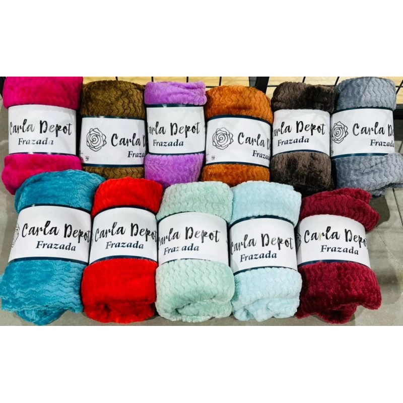 Carla Depot Cobertor Frazada Matrimonial Calidad Hotel Envio Gratis