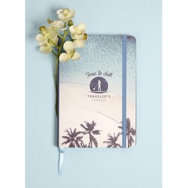 Clairefontaine 97407C Traveler's Notebook, Notebook with 56 Sheets 12 x 17.5 cm, Time to Chill, Pack of 1