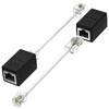 Phone Jack to Ethernet Cable Adapter, RJ45 8P8C Female to