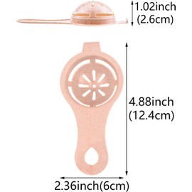 Mix&Home Separador de yema y clara de huevo de silicona, multicolor, fácil de usar, herramienta de cocina para hornear