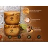 SOLTAKO Olive Wood Salt & Spice Tin Salt & Pepper