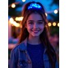 Light Up LED Scrunchie Navy blue (1pc)