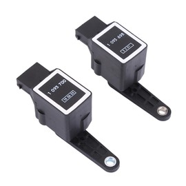 2x Level Sensor, Headlamp Range Adjustment, Front Left Right Compatible with E46 E39 E38 E60 E61 X3 E83 Headlight Range Adjustment Sensor Level Sensor 37140150957, 37141093698, 37141093700, 371414141