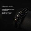AHEJIOO Men's Leather Bracelet – Premium Men's Bracelet with Magnetic